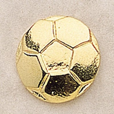 Soccer Ball Marken Design Cast Lapel Pin (Up To 3/4")