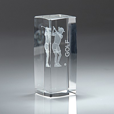 Female Golf Crystal Tower